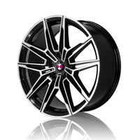 BM391 19x8.5 ET35 5x112 Gloss Black Machined Face