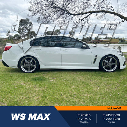 WS MAX 20" - Grey Machined Lip