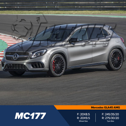 MC177 20" - Satin Black Machined Lip