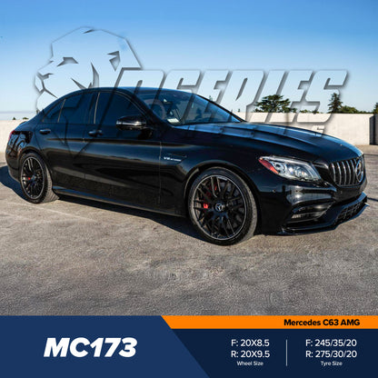 MC173 20" - Satin Black Machined Lip