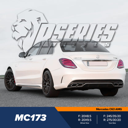 MC173 20" - Satin Black Machined Lip