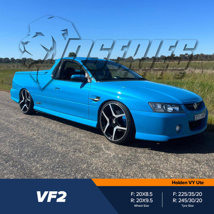VF2 20" - Gloss Black Machined Face