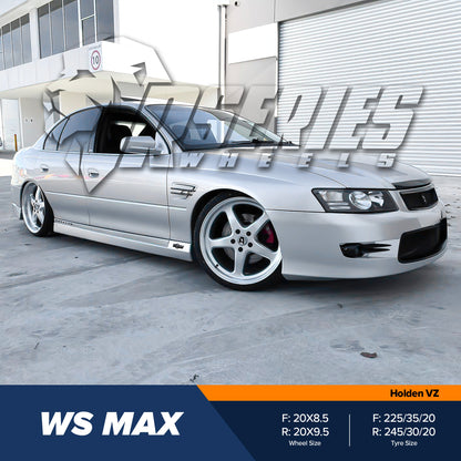 WS MAX 20" - Grey Machined Lip