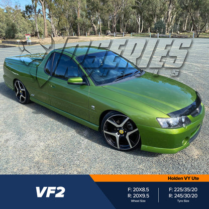 VF2 20" - Gloss Black Machined Face