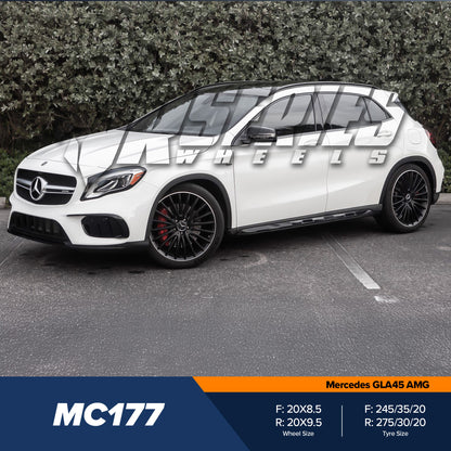 MC177 20" - Satin Black Machined Lip