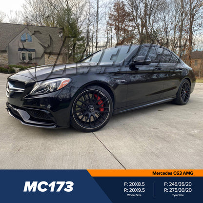 MC173 20" - Satin Black Machined Lip