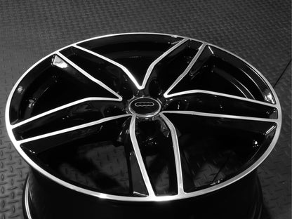 AV282 19" - Gloss Black Machined Face