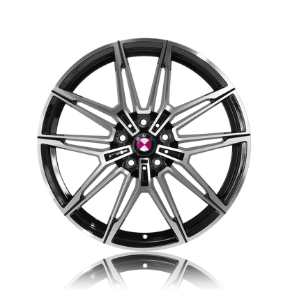 BM391 19" - Gloss Black Machined Face