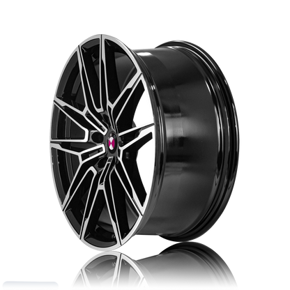 BM391 19" - Gloss Black Machined Face