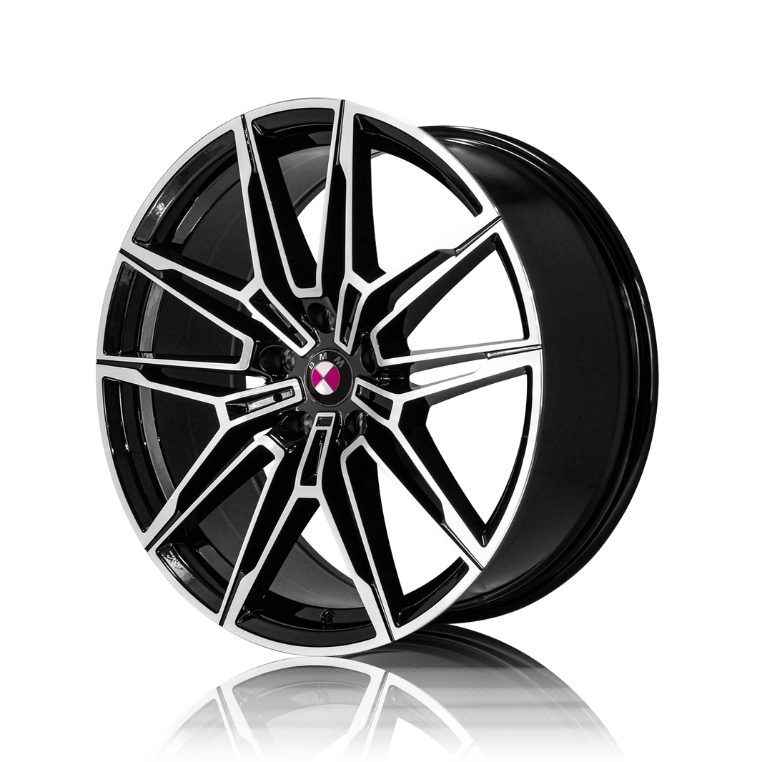 BM391 19" - Gloss Black Machined Face