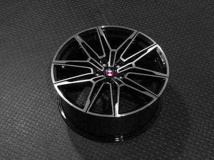 BM391 19" - Gloss Black Machined Face
