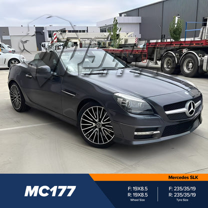 MC177 19" - Gloss Black Machined Face