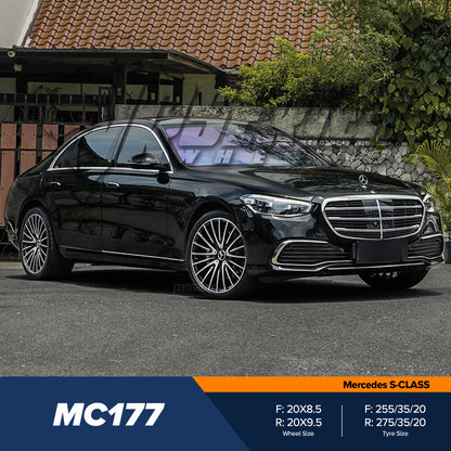 MC177 SF 20" - Gloss Black Machined Face