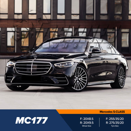 MC177 SF 20" - Gloss Black Machined Face