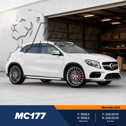 MC177 19" - Gloss Black Machined Face