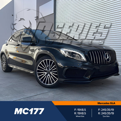 MC177 19" - Gloss Black Machined Face