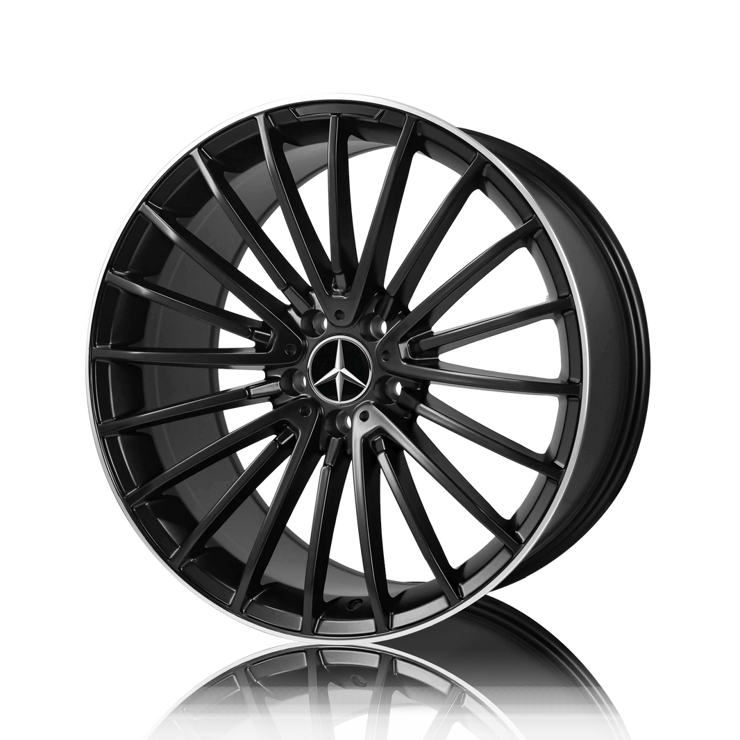 MC177 20" - Satin Black Machined Lip