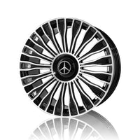 MC822 20" - Gloss Black Machined Face