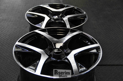 VF2 R8 20" - Gloss Black Machined Face
