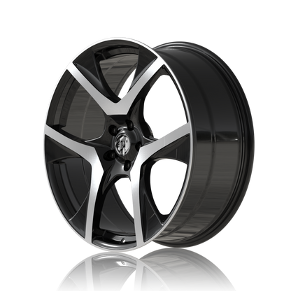 VF2 R8 20" - Gloss Black Machined Face