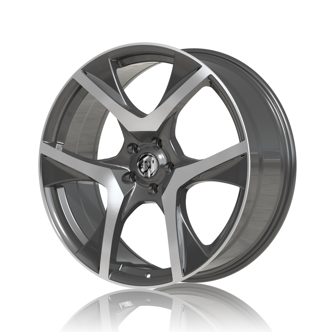 VF2 R8 20" - Gunmetal Machined Face
