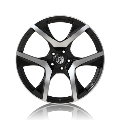 VF2 R8 20" - Gloss Black Machined Face