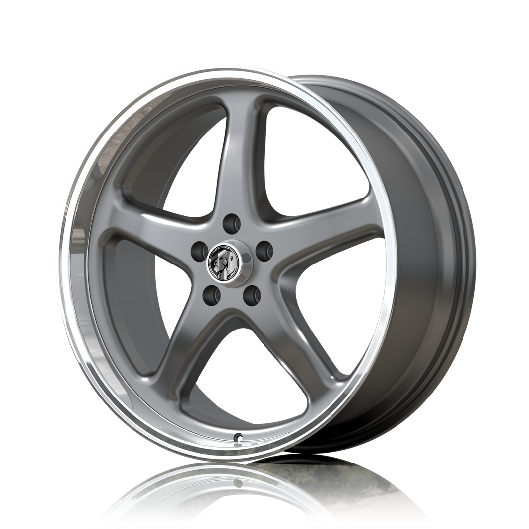 WS MAX 20" - Grey Machined Lip
