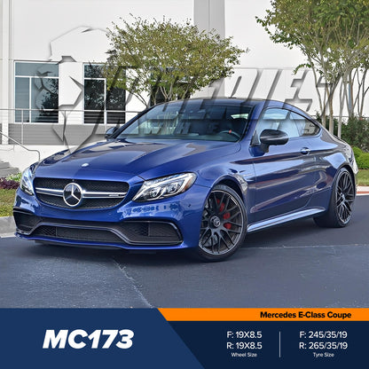 MC173 SF 19" - Satin Black Machined Lip