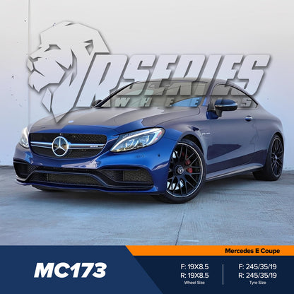 MC173 SF 19" - Satin Black Machined Lip