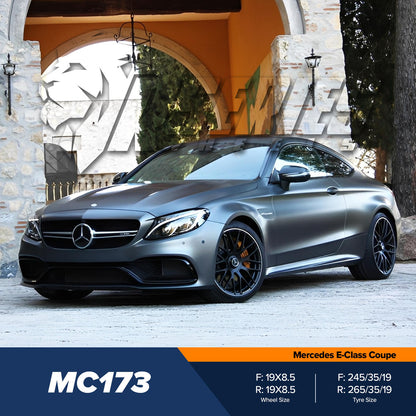 MC173 SF 19" - Satin Black Machined Lip