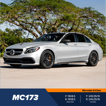 MC173 SF 19" - Satin Black Machined Lip