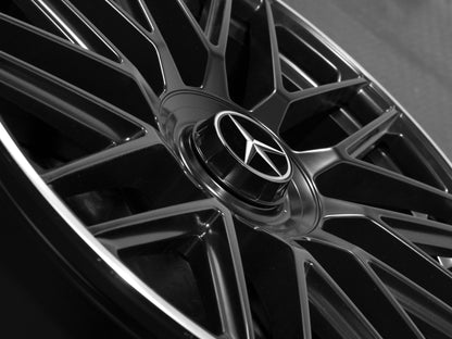 MC173 SF 19" - Satin Black Machined Lip