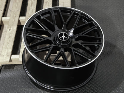 MC173 SF 19" - Satin Black Machined Lip